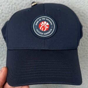 NEW Chick-fil-A Hats Mens OSFM Navy Blue Casual Baseball Cap Strapback Uniform